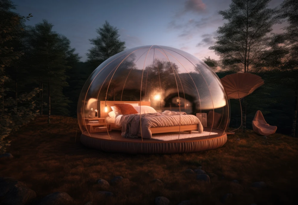 pop-up bubble tent